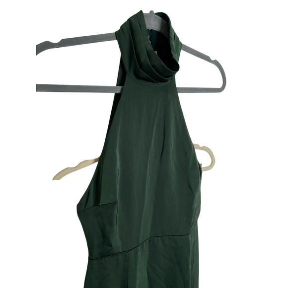 NBD Everett Gown Maxi Halter Open Back Formal Party Gala Old Money Green XS - Picture 6 of 13